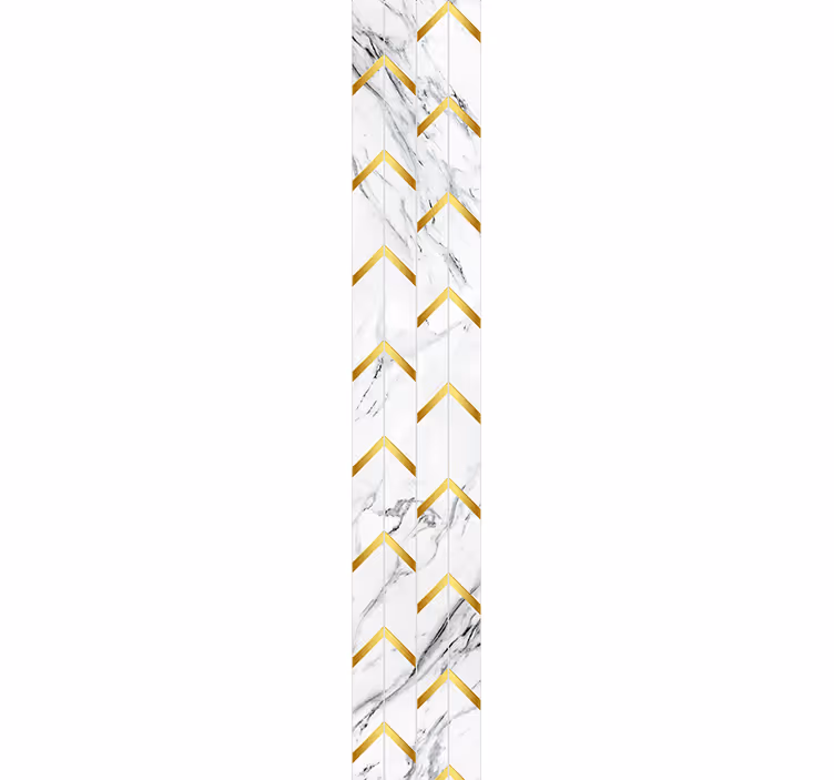 Papel mural mármol elegante patrón chevron - TenVinilo