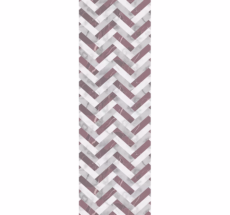 Papel mural mármol patrón de chevron gris - TenVinilo