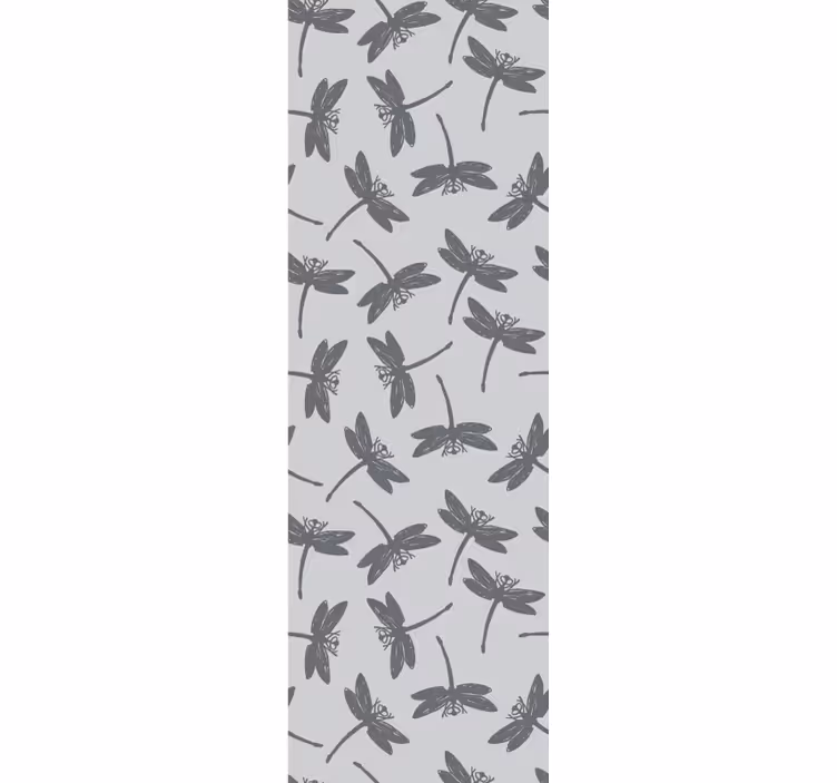 Papel mural animales patrón de libélula - TenVinilo