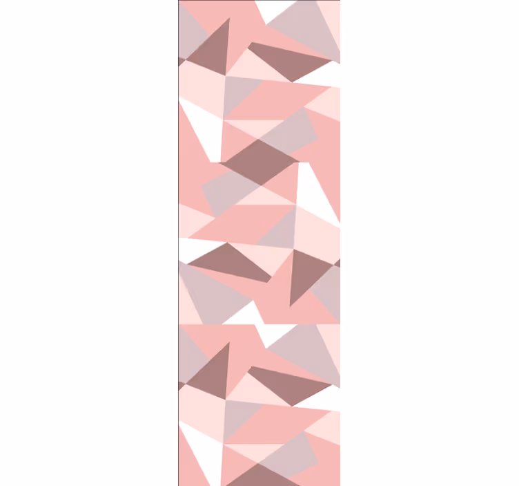 Papel mural geométrico patrones texturizados de color rosa - TenVinilo