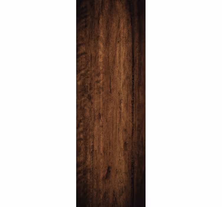 Papel mural madera madera oscura marrón patinada - TenVinilo