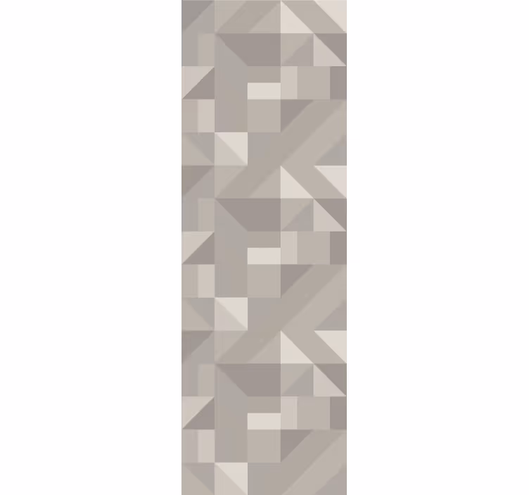 Papel mural geométrico tonos beige neutros - TenVinilo