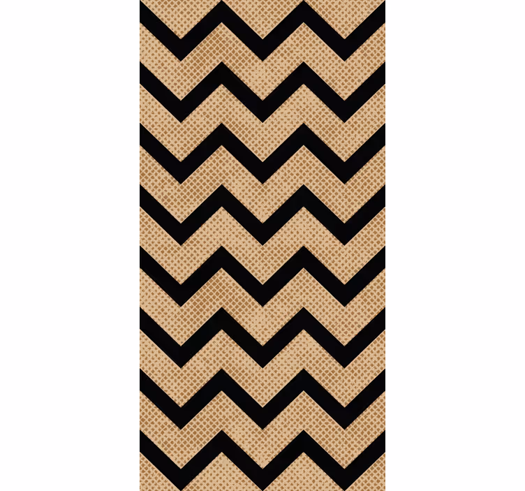 Papel mural geométrico estilo chevron zigzag - TenVinilo