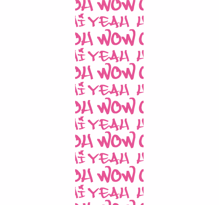 Papel mural letras diseño de frase expresiva - TenVinilo