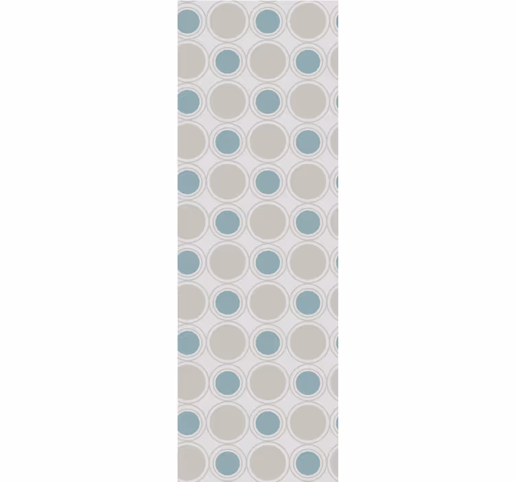 Papel mural topos formas circulares suaves - TenVinilo