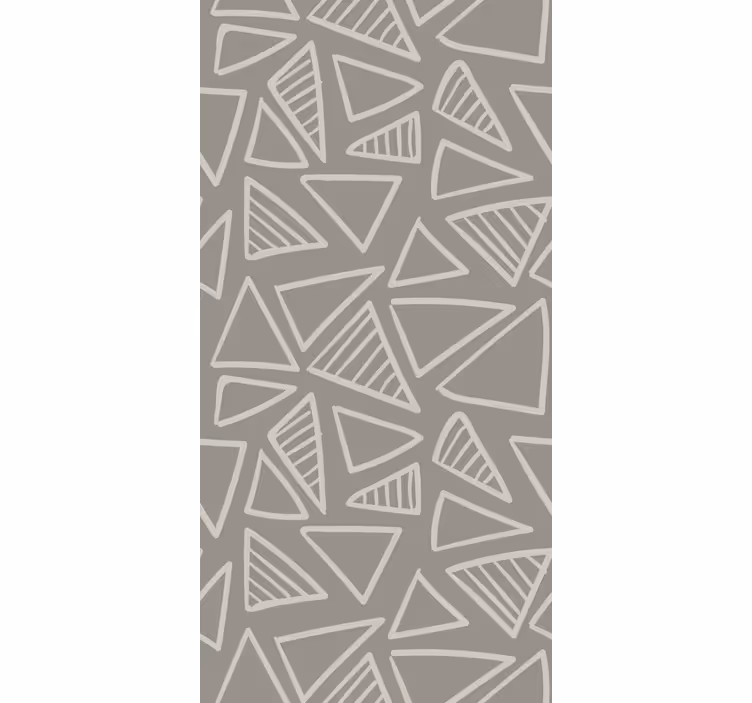 Papel mural geométrico diseño de patrón triangular - TenVinilo