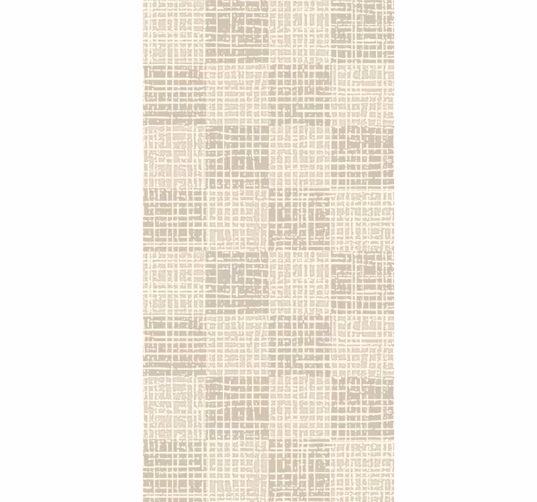 Papel mural texturas líneas de cuadrícula neutrales - TenVinilo