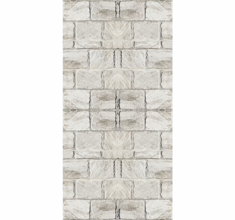 Papel mural piedra organizar patrón de ladrillos - TenVinilo