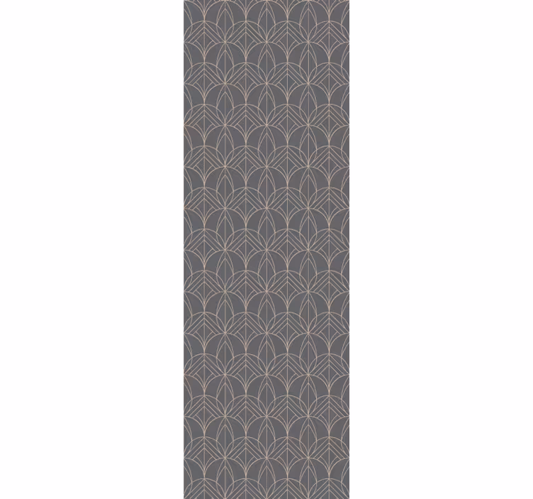Papel mural living comedor diseño de patrón elegante en gris - TenVinilo
