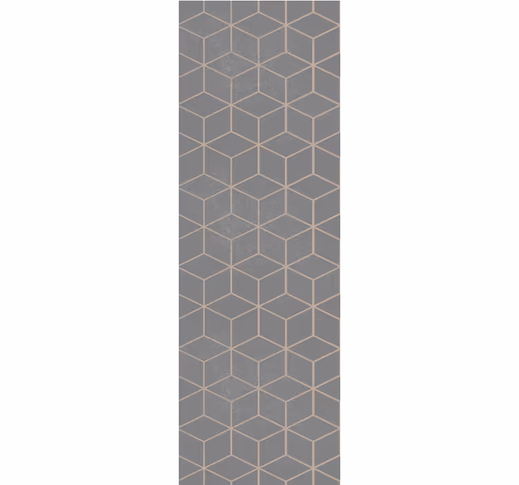 Papel mural geométrico estructura de cubo - TenVinilo