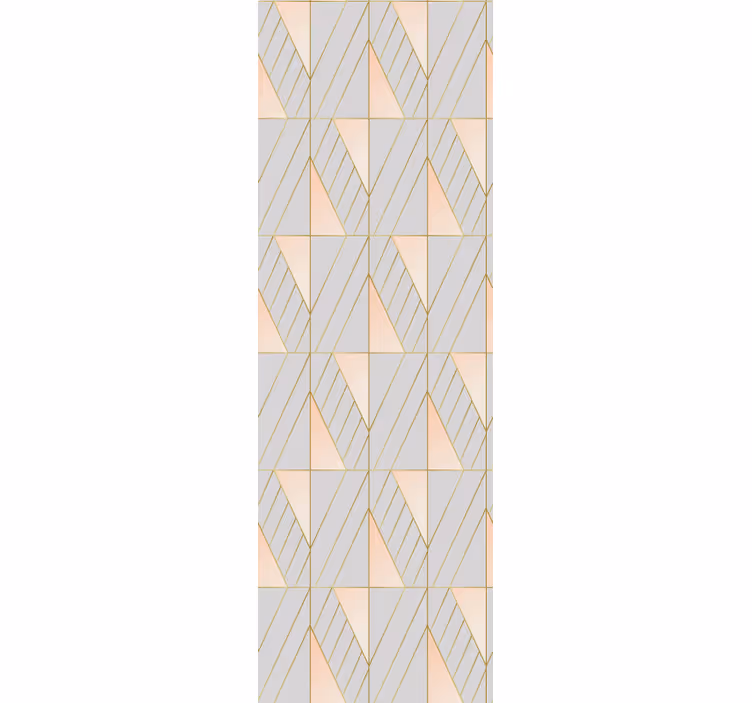 Papel mural moderno formas geométricas en capas - TenVinilo
