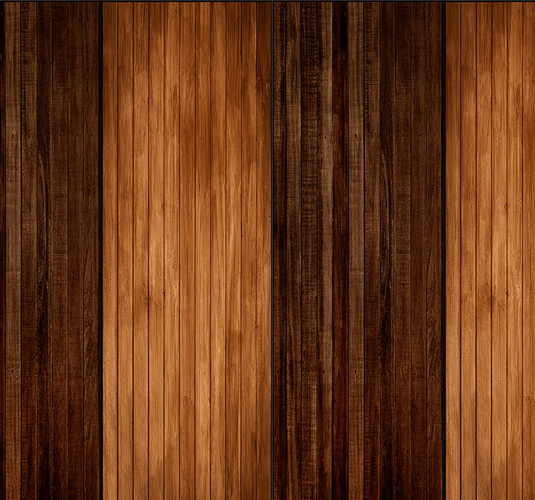 Papel pintado madera antigua oscura - TenVinilo