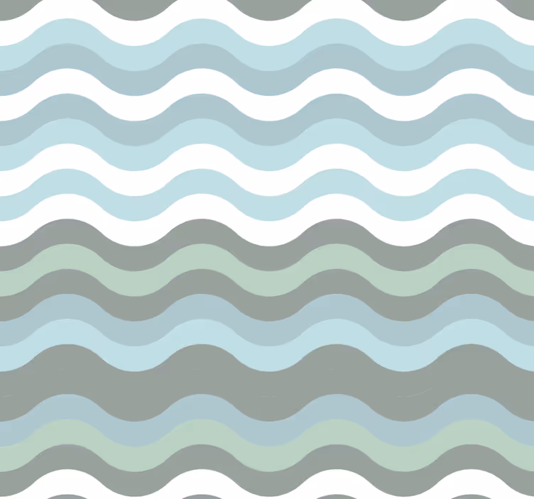Papel pintado nórdico Olas escandinavas - TenVinilo