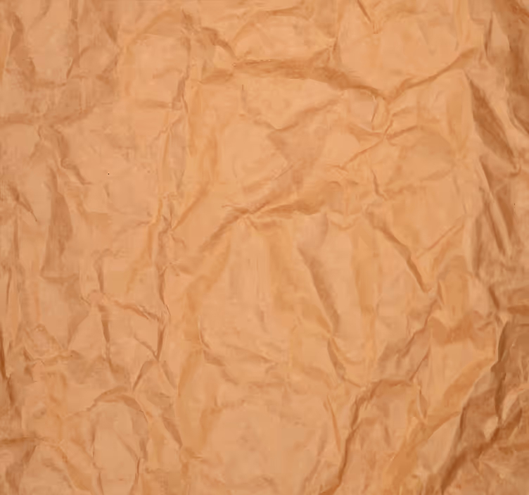 Papel pintado abstracto papel kraft arrugado - TenVinilo