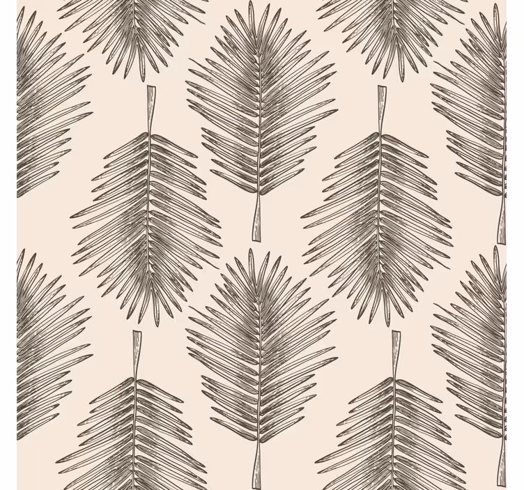 Papel de pared para salón hoja de plantas - TenVinilo
