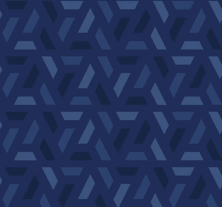 Papel mural Navy patrón de triángulos - TenVinilo