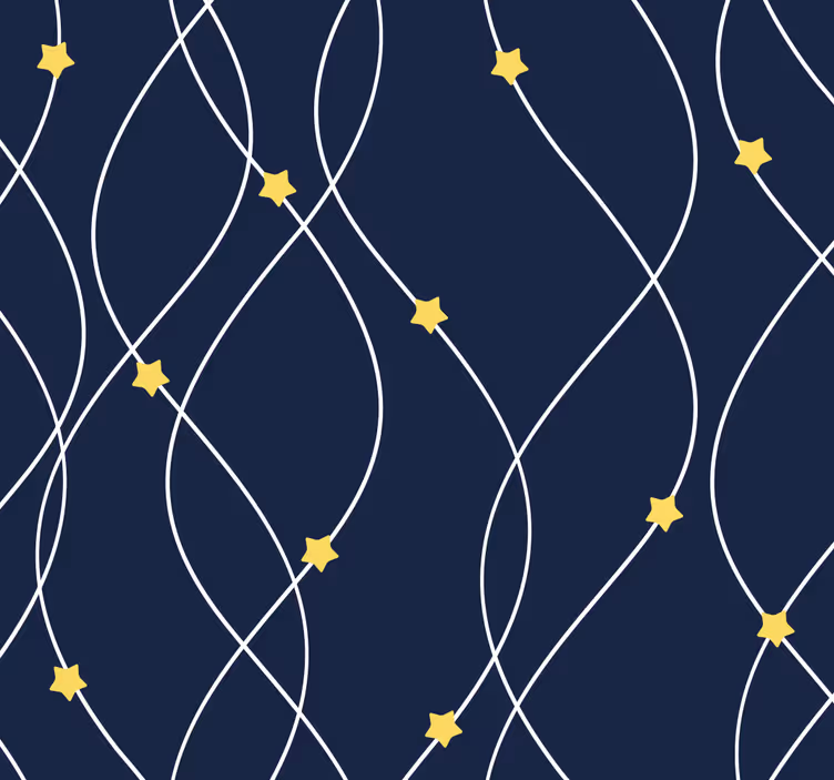Papel mural estrellas decoración estrellada geométrica - TenVinilo