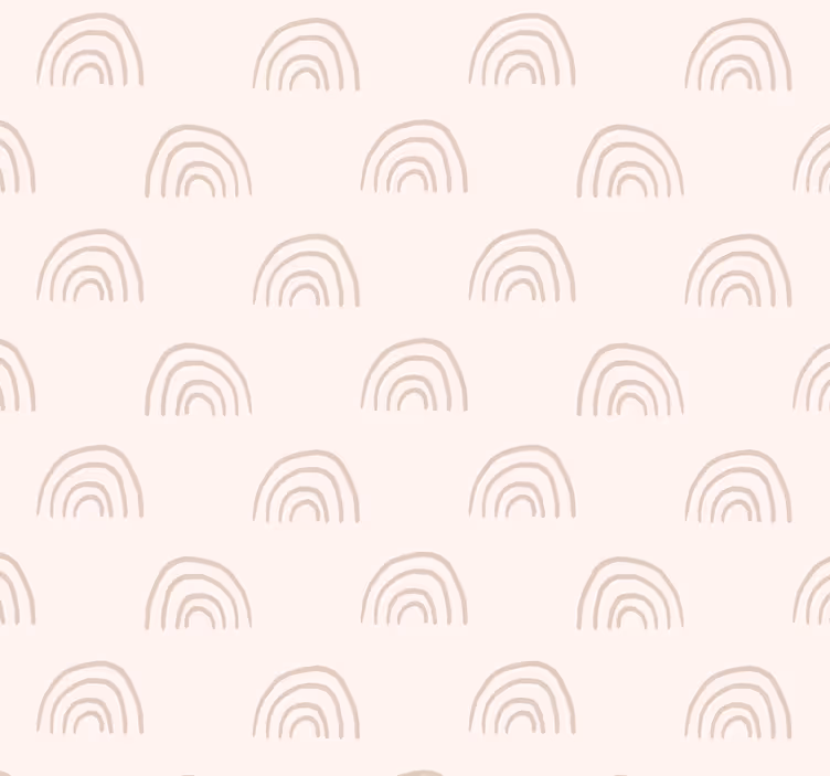 Papel mural bebé arcoiris minimalista - TenVinilo