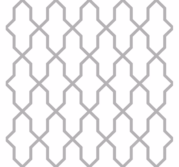 Papel mural geométrico armonía gris - TenVinilo