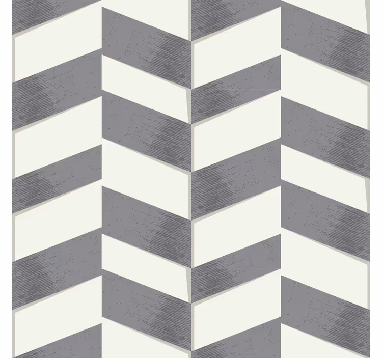 Papel mural geométrico galón gris - TenVinilo