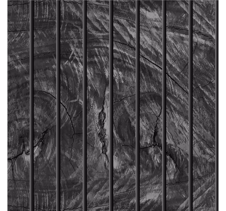 Papel mural negro tablones de madera - TenVinilo