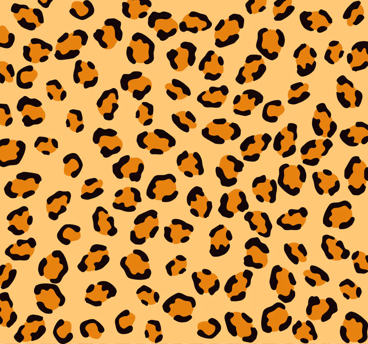 Papel mural leopardos patrón de estampado de leopardo - TenVinilo