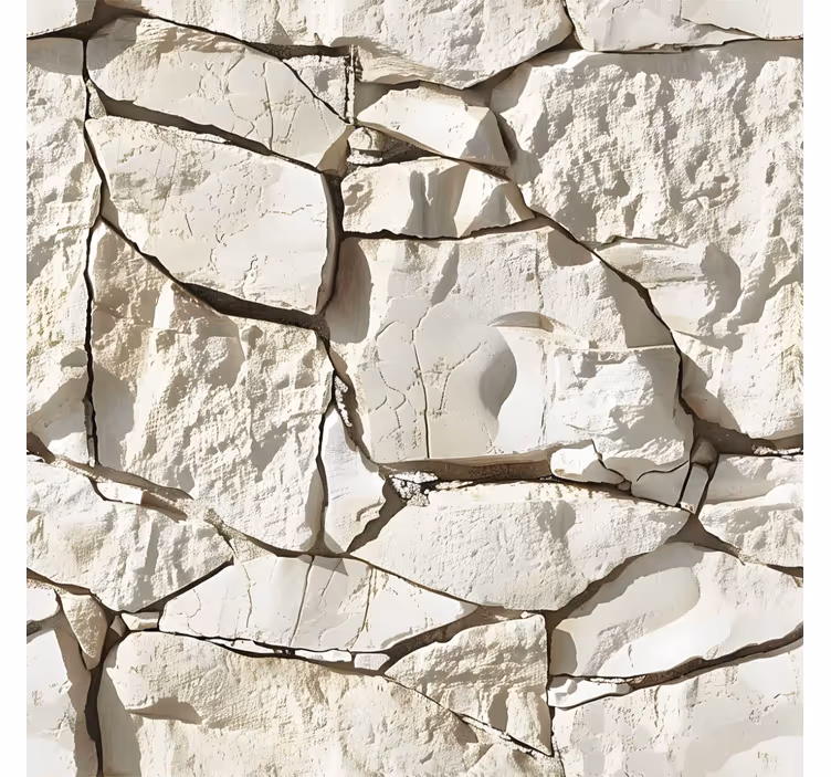 Papel mural piedra beige claro - TenVinilo