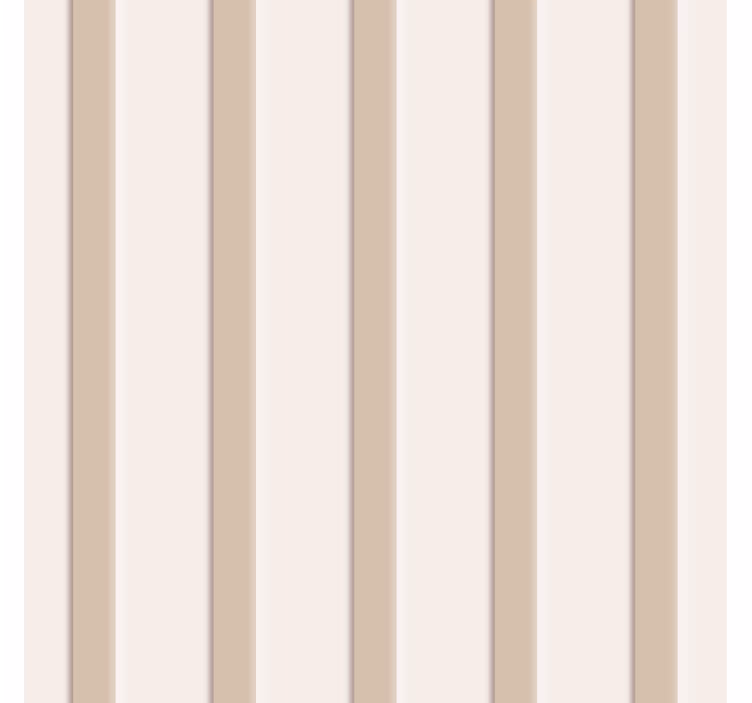 Papel mural pasillo rayas beige - TenVinilo