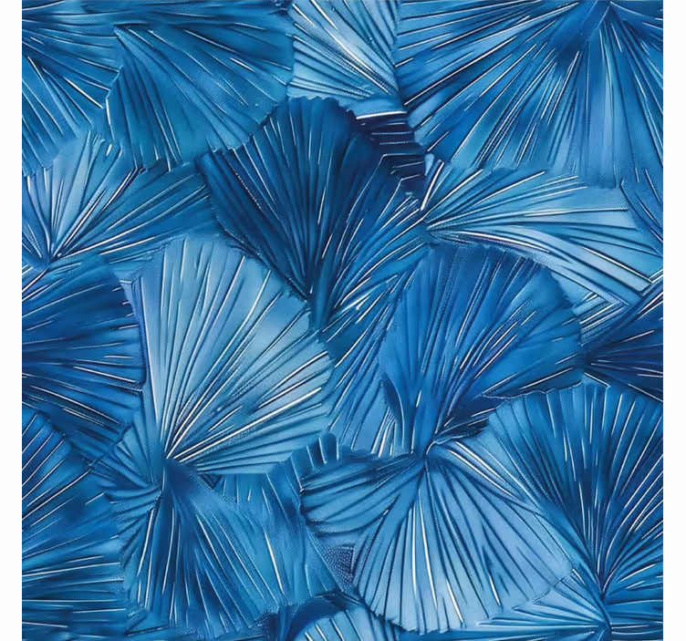 Papel mural moderno puntos visuales azules - TenVinilo