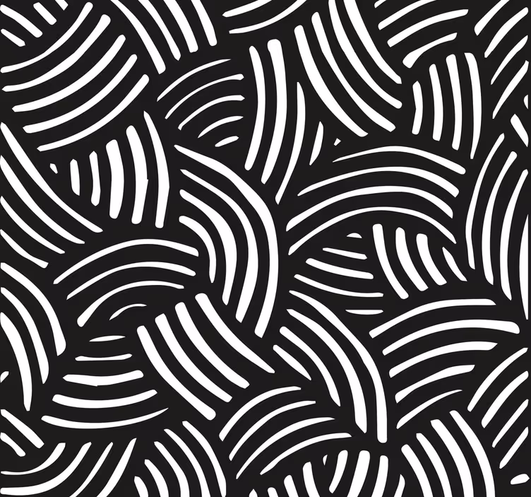 Papel pintado para oficinas rayas curvadas - TenVinilo