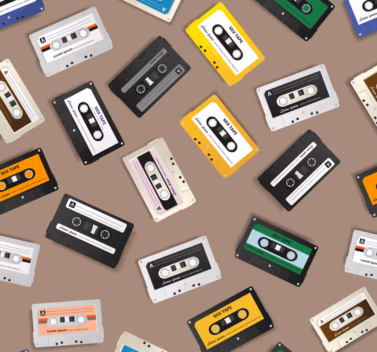 Papel clásico Cintas retro - TenVinilo