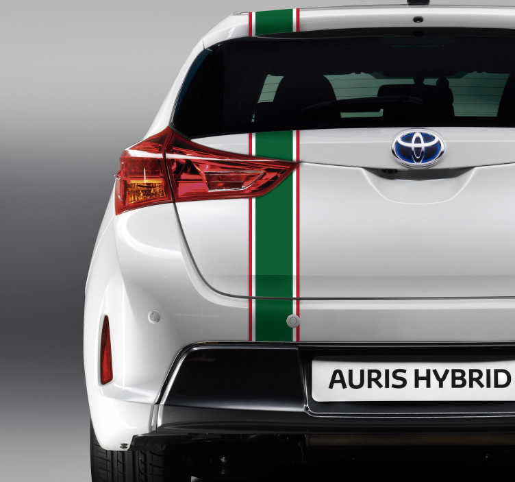 Vinilo coche bandera portuguesa en línea  - TenVinilo