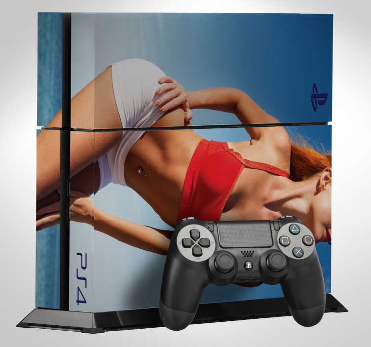 Vinilo PS4 chica sexy - TenVinilo