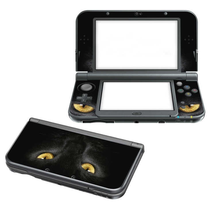 Vinilo Nintendo cara de gato - TenVinilo