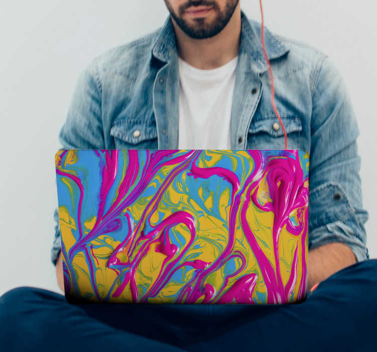 Vinilo pc Pintura abstracta - TenVinilo