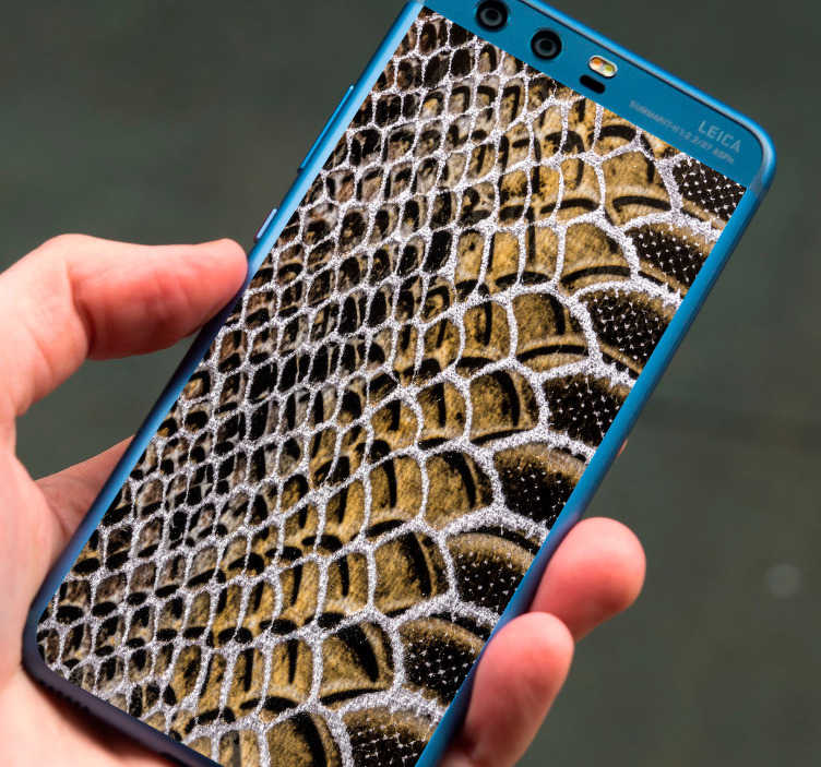 Vinilo huawei textura serpiente - TenVinilo