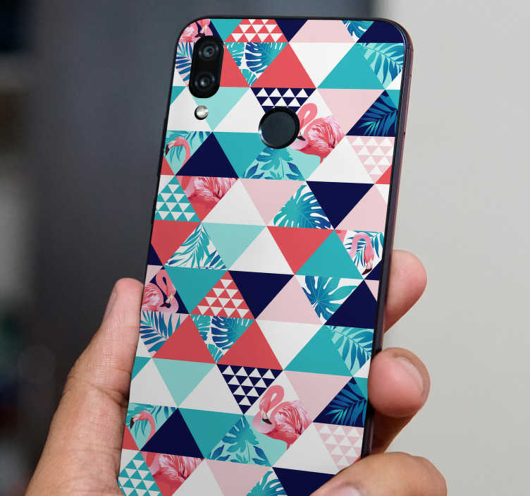 Vinilo para móvil colorido formas geométricas - TenVinilo