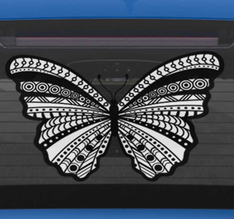 Sticker para auto animal mariposa - TenVinilo