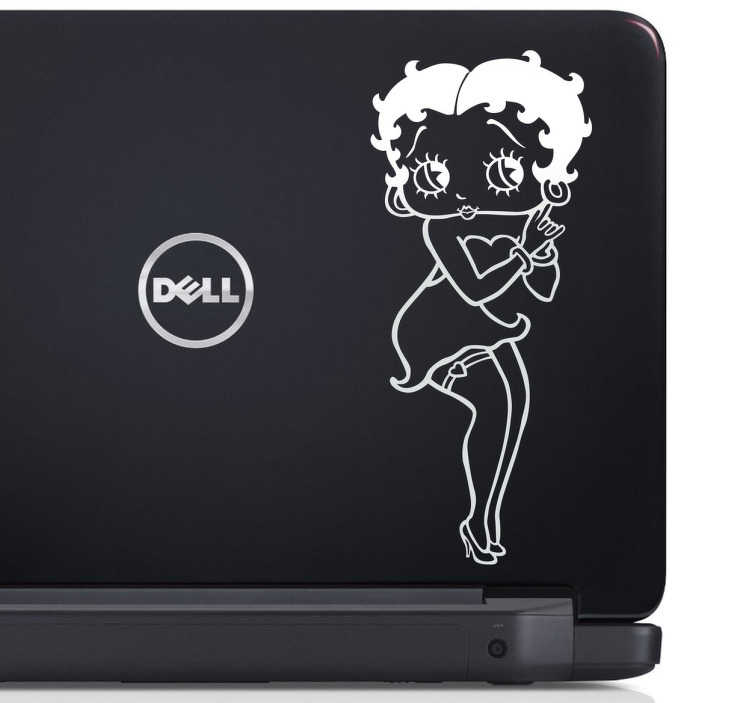 Vinilo portátil Betty Boop - TenVinilo