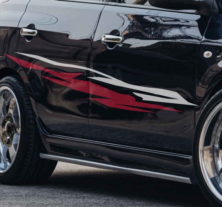 Pegatina para coche Envoltura de coche colorida - TenVinilo