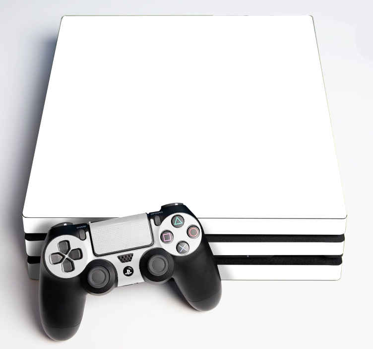 Vinilo PS4 Ps4 blanco sólido - TenVinilo