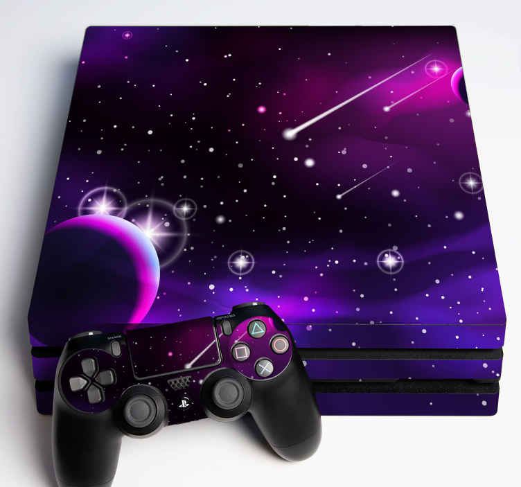 Vinilo PS4 Tema del universo púrpura - TenVinilo