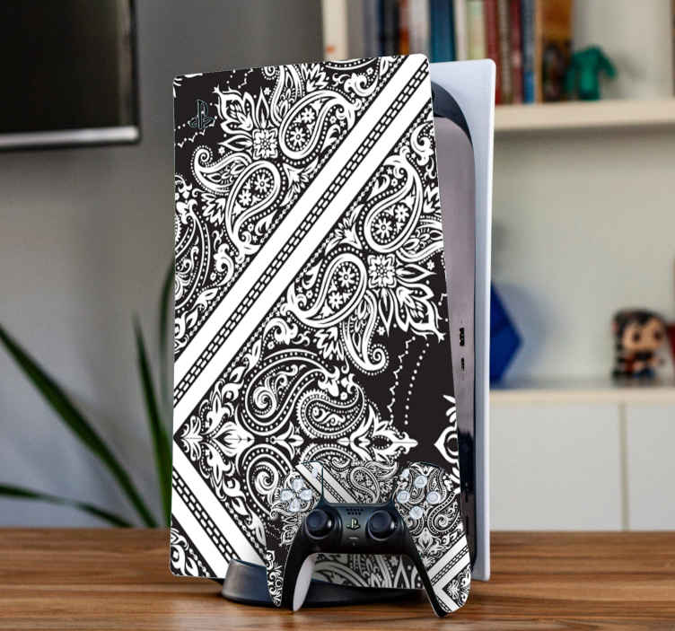 Vinilo PlayStation Motivos con cruz en medio - TenVinilo