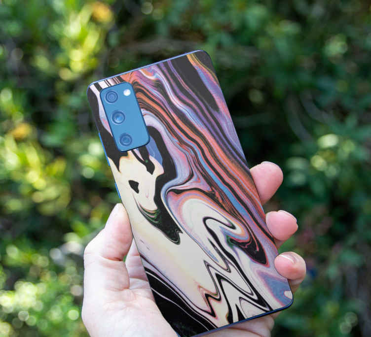 Sticker para Samsung Mármol multicolor - TenVinilo