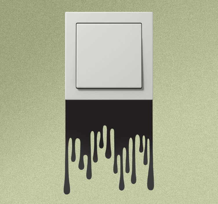Vinilo decorativo interruptor manchas - TenVinilo