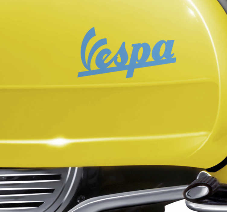 Vinilo moto logotipo Vespa - TenVinilo