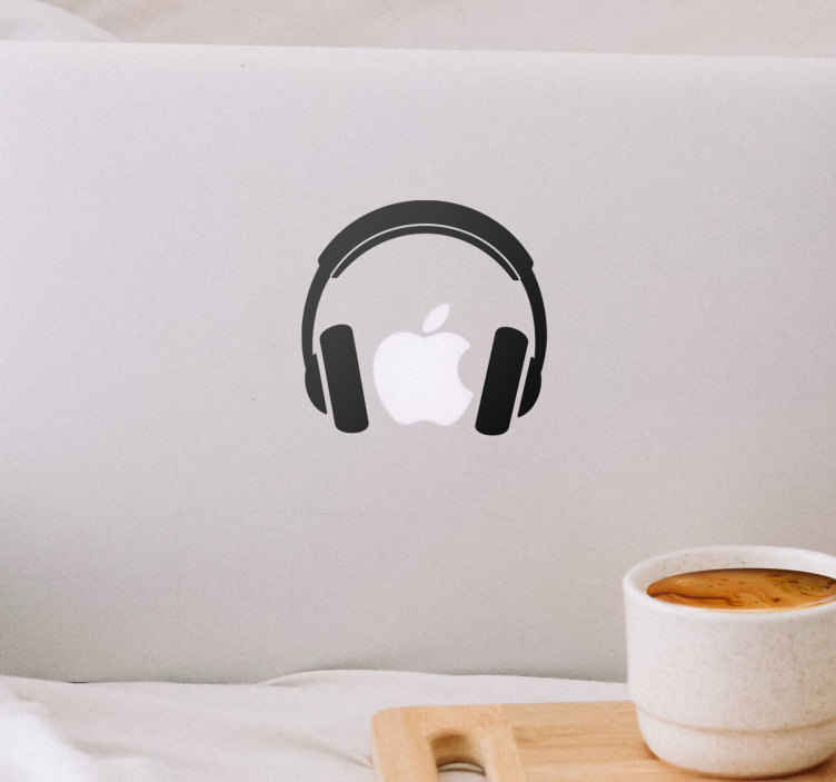 Adhesivo notebook auriculares macbook - TenVinilo