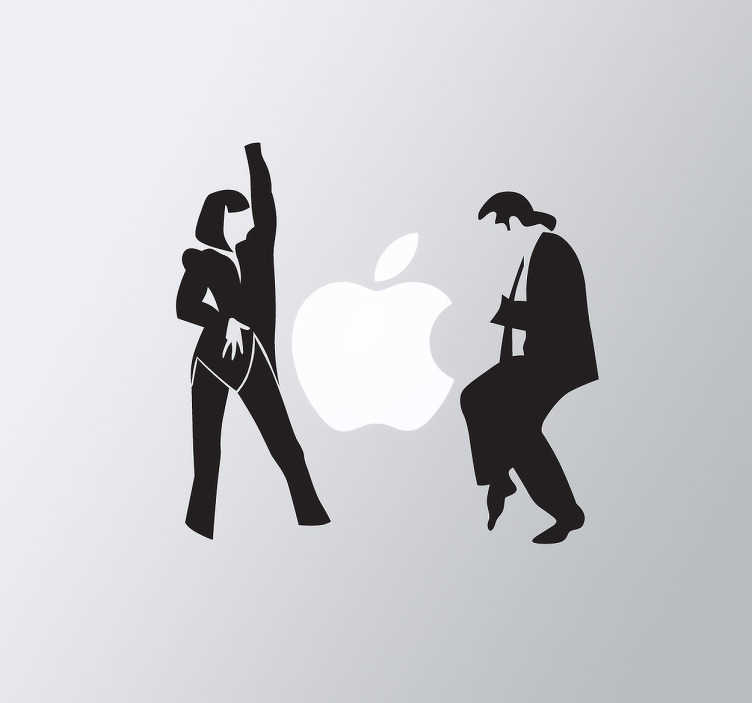 Adhesivo ordenador baile Pulp Fiction - TenVinilo