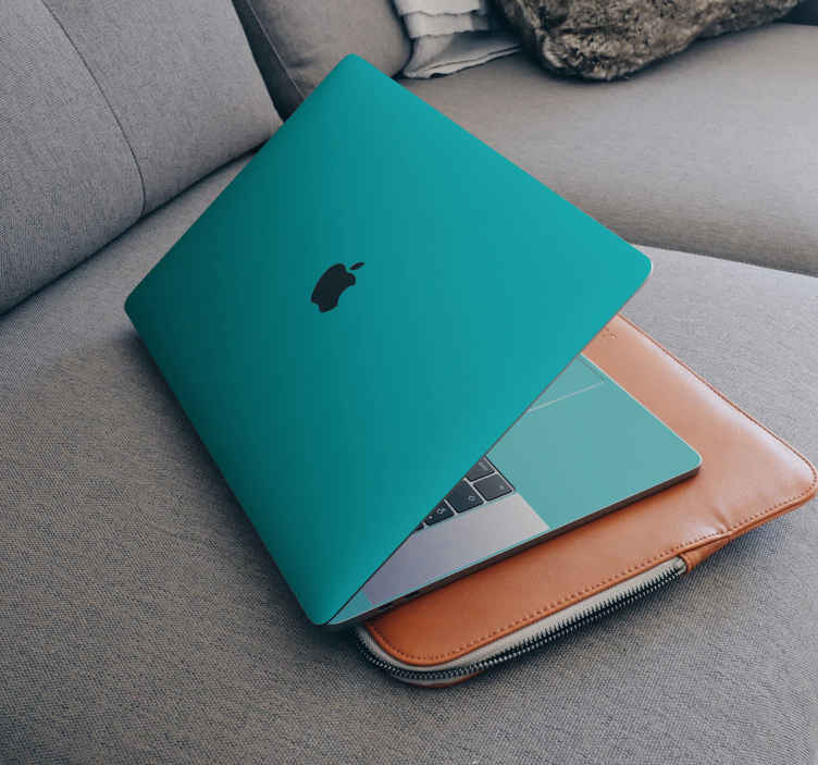 Vinilo para pc azul turquesa - TenVinilo