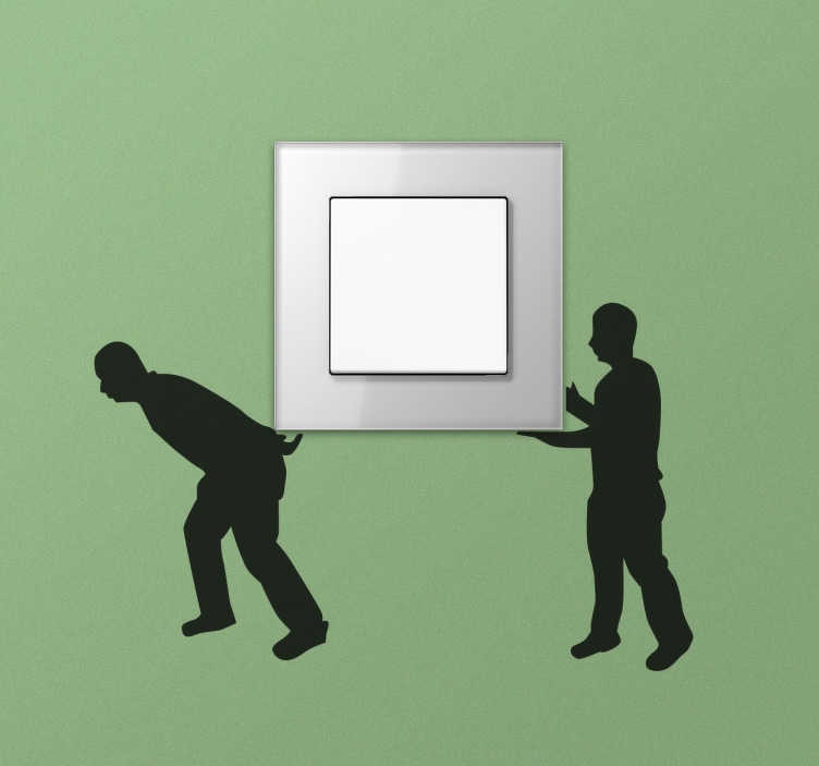 Vinilo para enchufes transportistas - TenVinilo